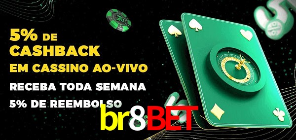 Promoções do cassino ao Vivo br8bet